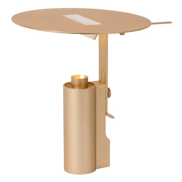 Lucide Premium FITS - Table lamp - Ø 20 cm - LED - 1x7W 3000K - Matt Gold / Brass - detail 2